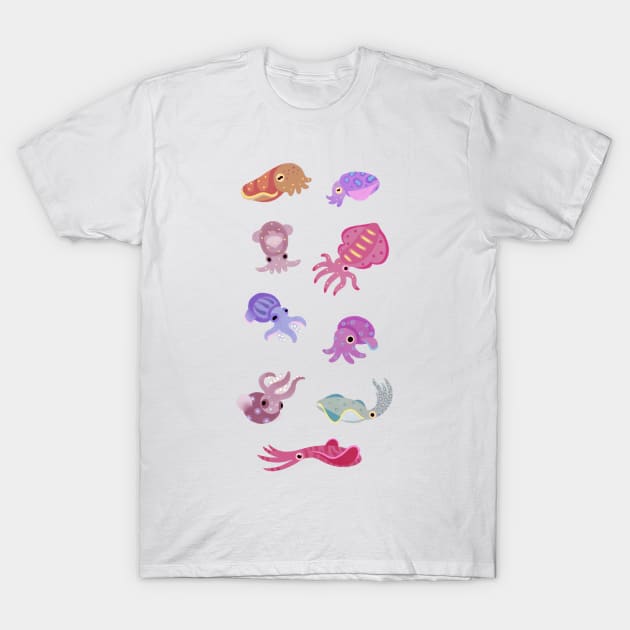 Squid T-Shirt by pikaole